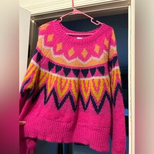 A New Day pink sweater